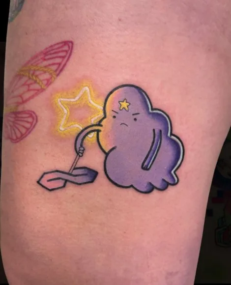 Kawaii hamster tattoo by Someones Weird Sister Nashville